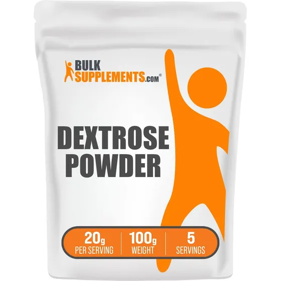 Bulksupplements Dextrosa Natural, Azúcar Maíz, 100 G