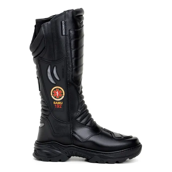 Bota Militar Spectrun Tática Samu Rocam Cano Longo C/ Zíper