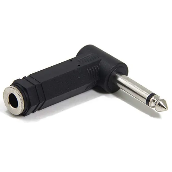 Ancable 1/4 Pulgadas De Ángulo Recto Ts Macho A 1/4 Pulgadas