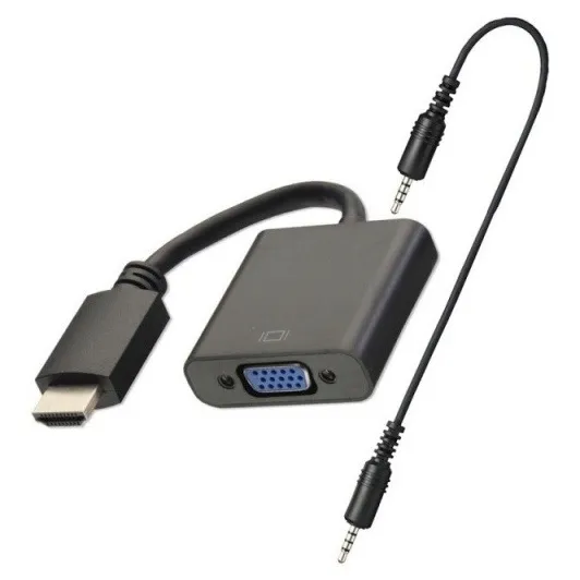 Convertidor Adaptador Hdmi A Vga Video Monitor Ps4