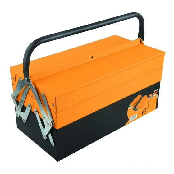 Caja De Herramientas Metalica 404x200x195mm Tolsen