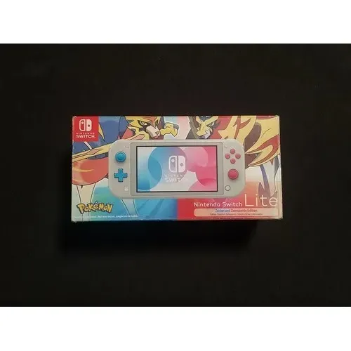 Nintendo Switch Lite Gris Pokémon Sword Shield Con Caja
