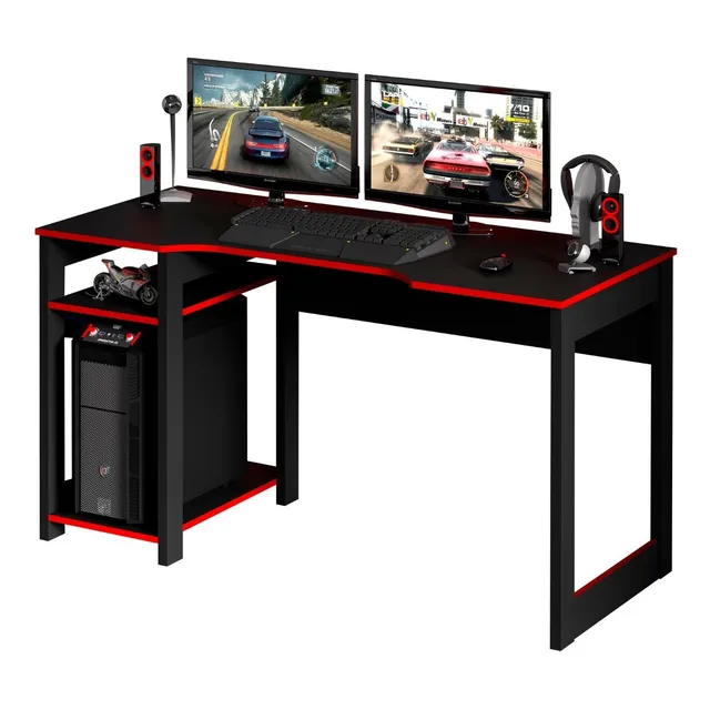 Mesa Escritorio Para Pc Gamer 136 Cm Largo 4152