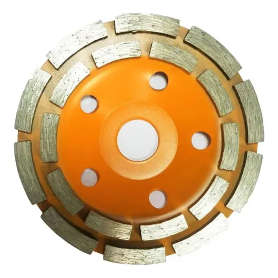 Disco Copa Diamantada 7 Doble Segmento Concreto Piedra 180mm