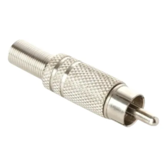 Conector Adaptador Rca Metalico Pl-181m