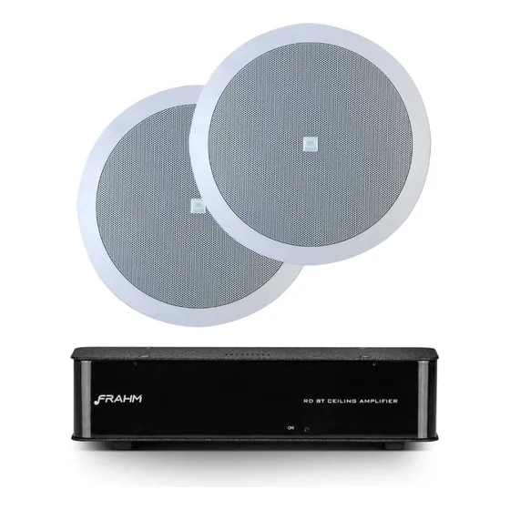 Kit Amplificador Frahm Rd Bt Ceiling + 2 Arandelas Jbl 6co2r