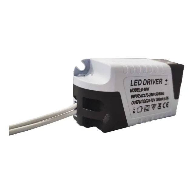 Led Driver 8-18w Dc 24-72v 300ma Transformador