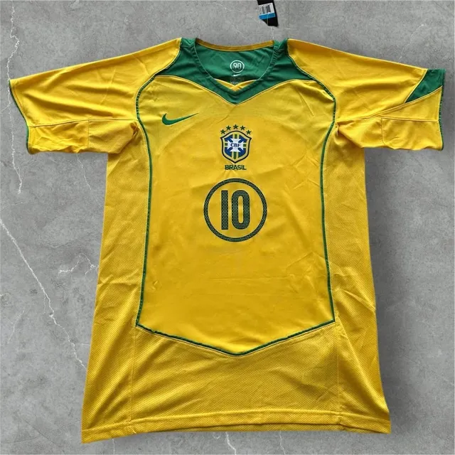 Camiseta Retro De Futbol-brasil-2005-ronaldinho