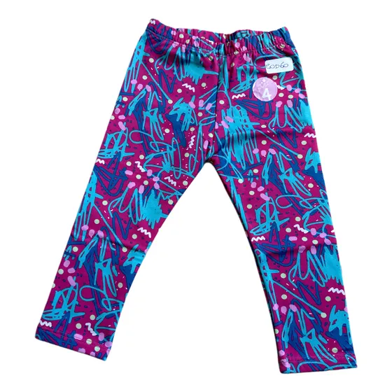 Calzas Niña Estampada  Con Lycra
