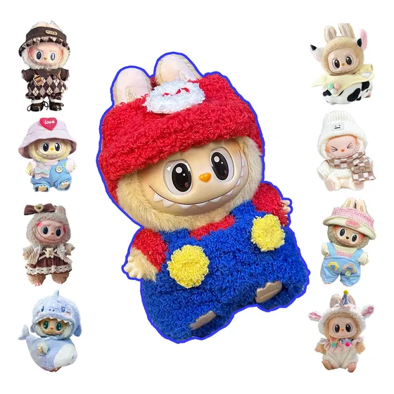 Ropa De Muñeca Multicolor Para Labubu De 17 Cm