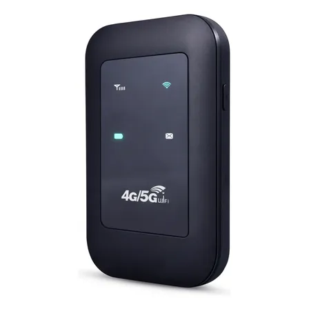 Modem Wi-fi Chip Sim Todas Operadora Roteador Portátil 4g 5g Preto