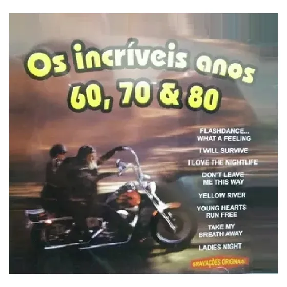 Cd Os Incriveis Anos 60 70 80 Original Lacrado
