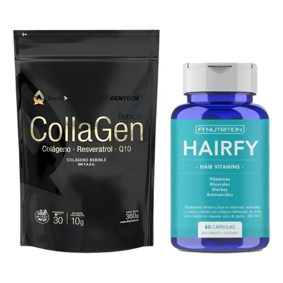 Colageno Hidrolizado + Vitamina Hairfy  - Combo Nutricion