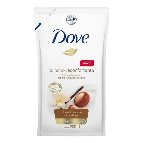 Sabonete Líquido Dove Karité Refil 200ml