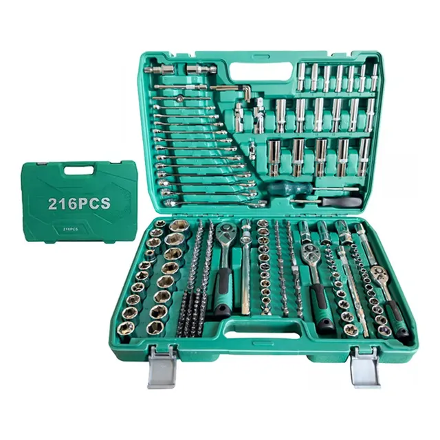Juego De Herramientas Mecanica Dados 216 Pcs72 Dientes