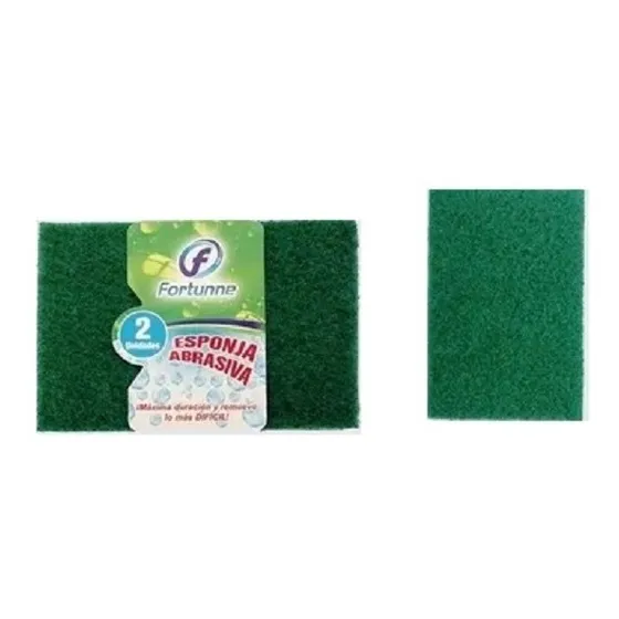 Esponja Abrasiva  Verdes  X  12 Unidades