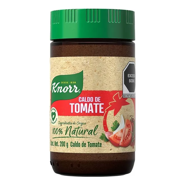 Caldo De Tomate Knorr 100% Natural En Polvo 200 G