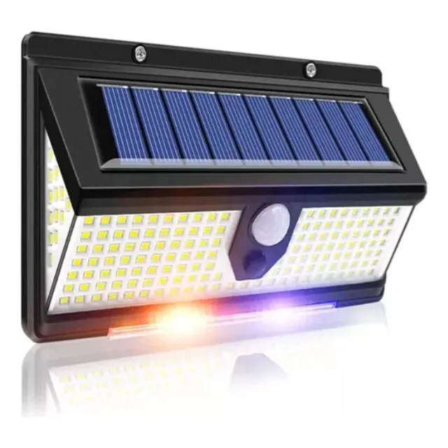 Lampara Para Exterior Con Panel Solar 172 Led / Sensor Mov