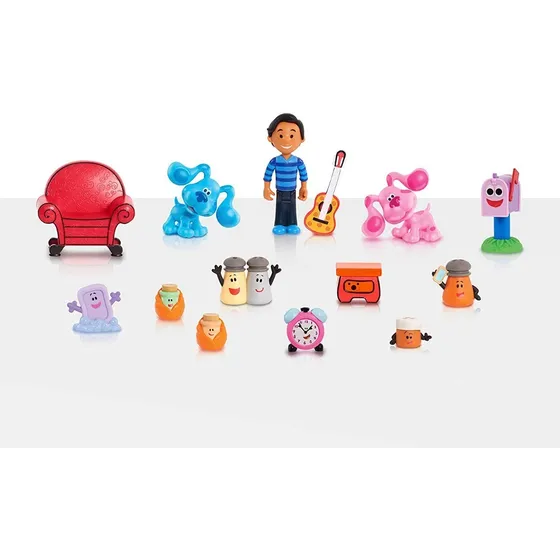 Las Pistas De Blue Set De Figuras 14 Piezas 49655