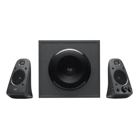 Logitech Z625, Parlantes 2.1 Con Sonido Thx / 200 Watts Rms Color Negro 110V