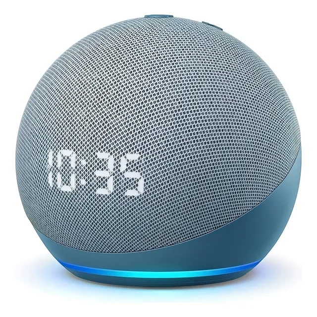 Amazon Echo Dot Echo Dot 4th Gen with clock con asistente virtual Alexa twilight blue 110/220V