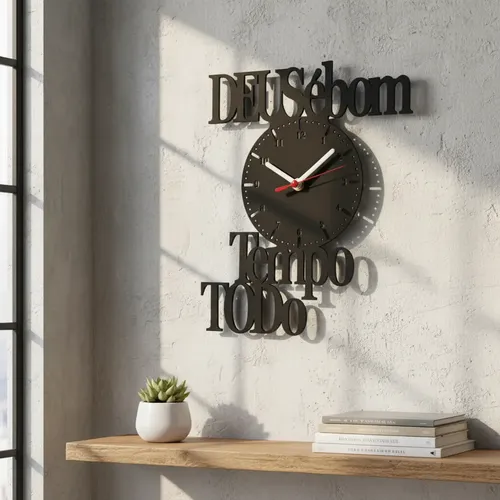 Vintage Art Design Double Sided Wall Clock Station Clock