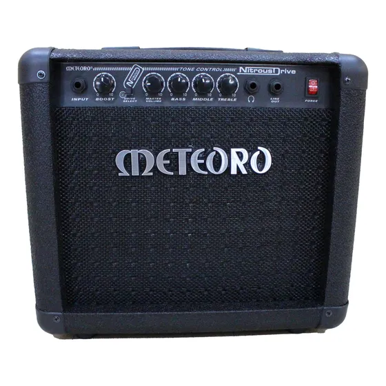 Cubo Amplificador De Guitarra Meteoro Nitrous Drive 15w