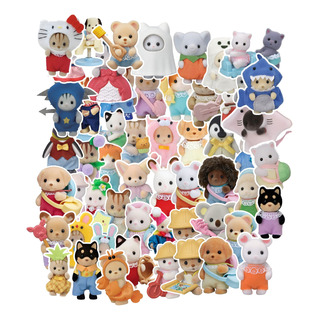 Set 55 Stickers Nuevo Sylvanian Ternurines Set 55 Stickers Nuevo Sylvanian Ternurines