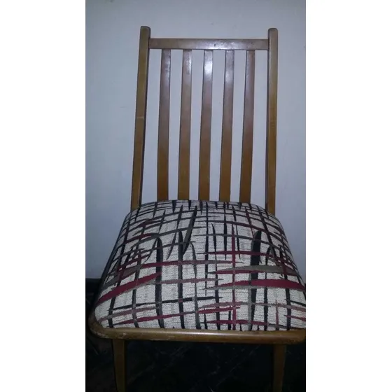 Silla Estilo - Escandinava Antigua Restaurada No Envio