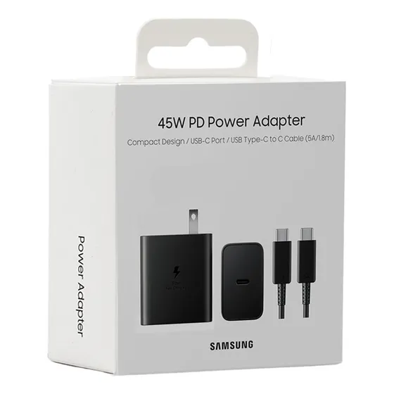 Cargador Samsung Ep-t4510 45w Pd Con Cable Usb-c (2023)