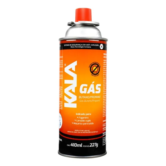 Cartucho De Gás Refil 410ml Kala