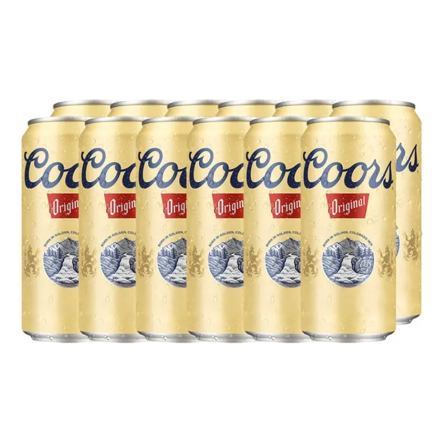 Pack 24 Cervezas Coors Latón 710cc