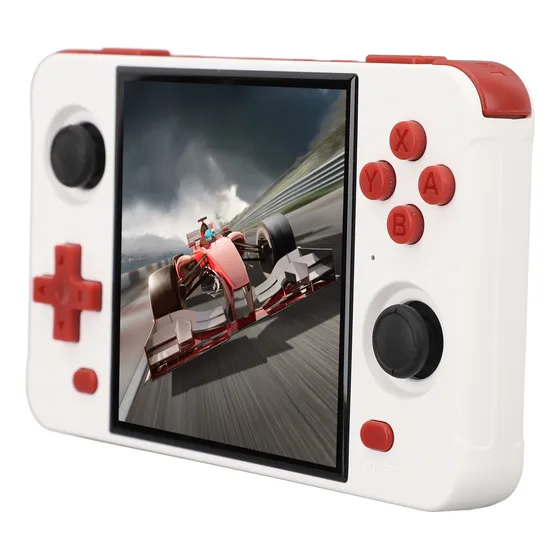 Consola De Jogos Portátil Branca Branca Retro Handheld Dual