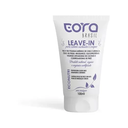 Leave-in Para Cabelos Cacheados E Crespos 100 Ml Eora Vegano