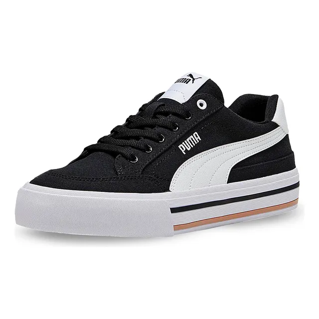 Tenis Casual Puma Para Hombre Court Classic Vulc Fs Negro