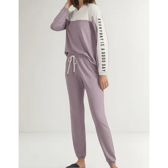 Pijama Feminino Longo Cor Com Amor 13107