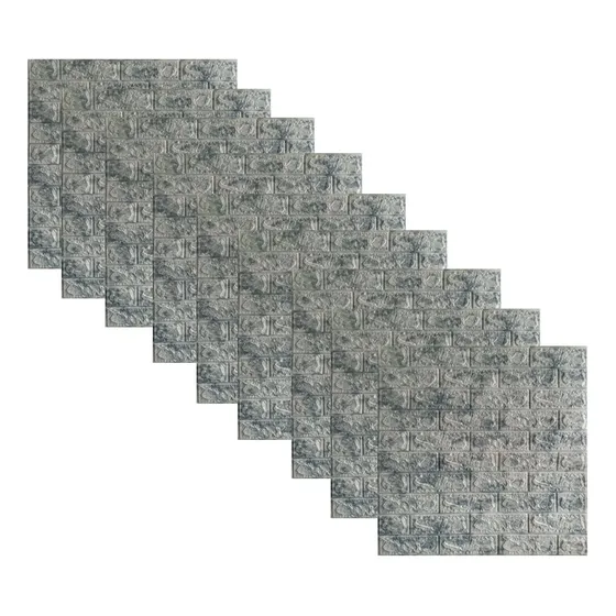 Placa Autoadhesiva Color Cielo Pared Kit X 10