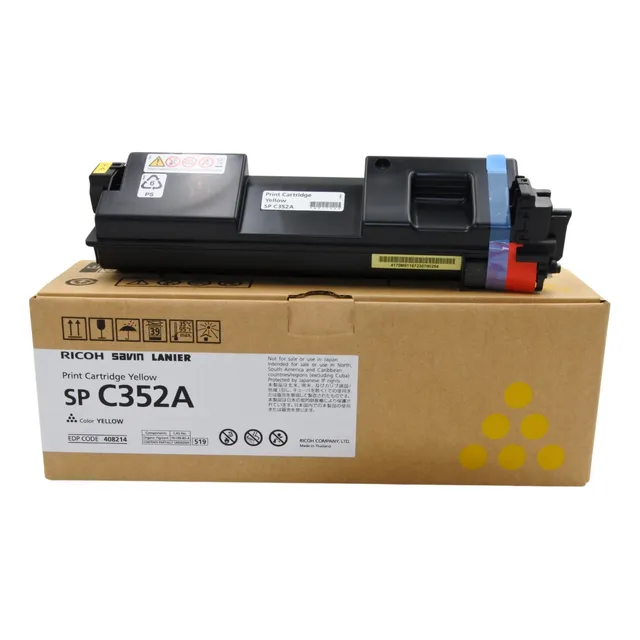 Toner Ricoh Sp C352a/408214 Color Yellow Original