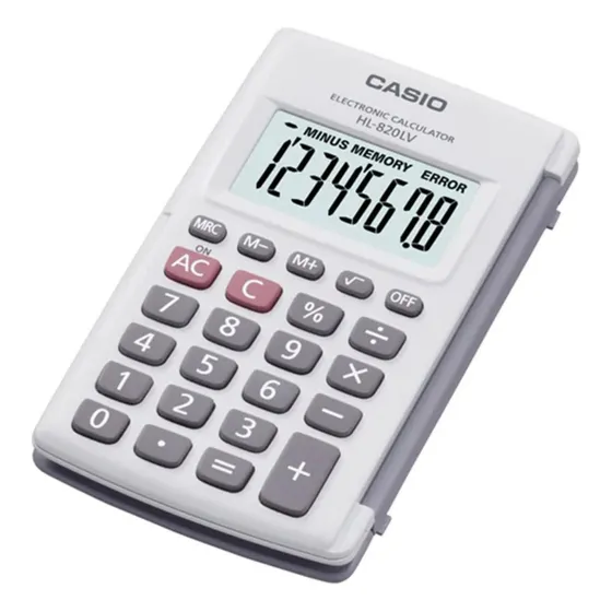 Calculadora Portatil Casio Hl-820lv 8 Digitos