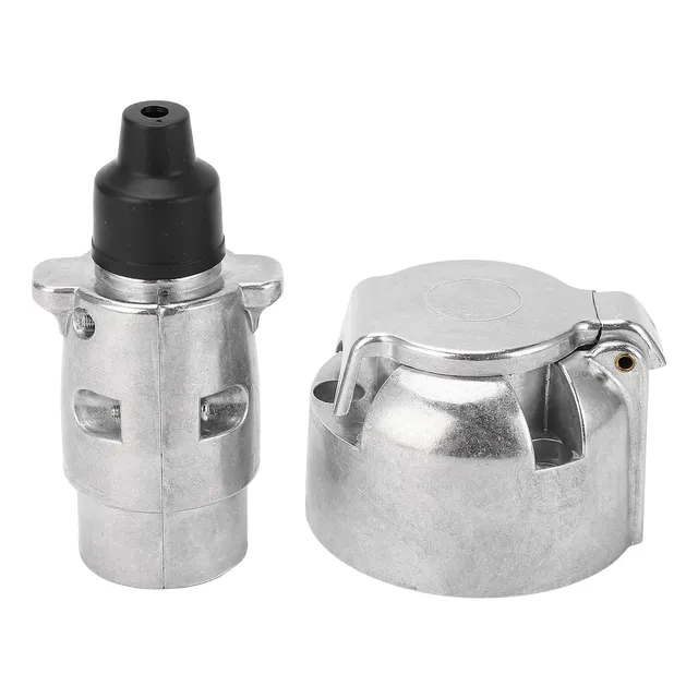 Set Enchufe Macho Y Hembra Carro Arrastre Remolque Trailer 