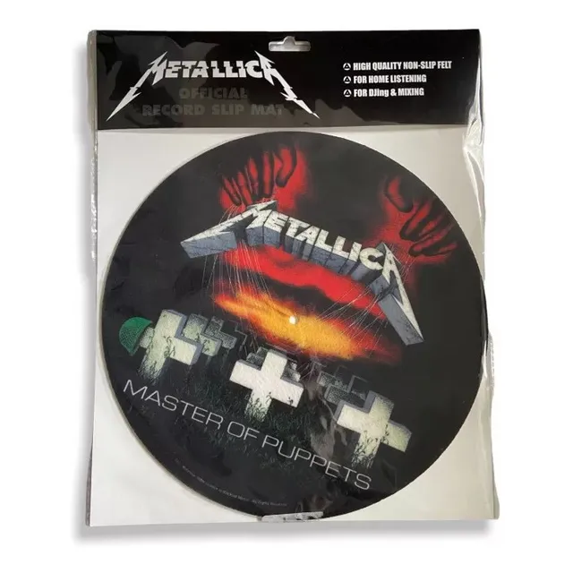 Slip Mat Metallica Master Of Puppets Tornamesas Musicovinyl