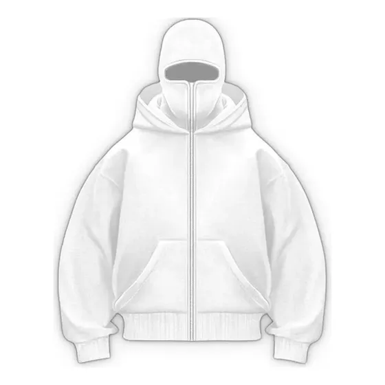 Sudadera Con Capucha Y Cremallera, Pasamontañas Con Capucha,