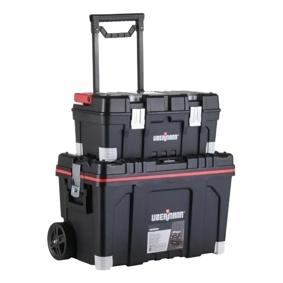 Carro Profesional 2 Cajas Herramientas Ruedas 25 + 22 