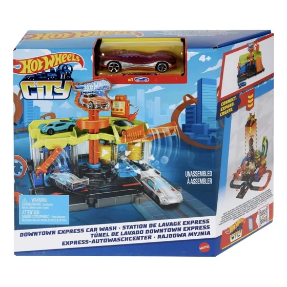 Pista Hot Wheels Autolavado Express Incluye Carro 1:64