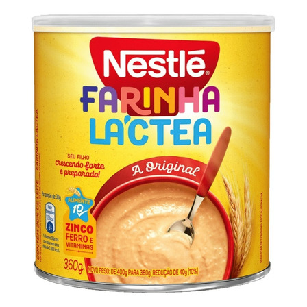 Farinha Láctea Original Nestlé Lata 360g Farinha Láctea Original Nestlé Lata 360g