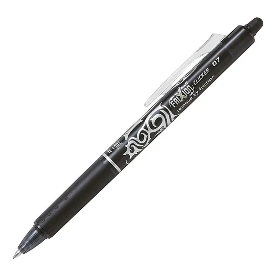 Bolígrafo Frixion Lapicero Borrable Pilot Original Negro