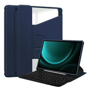 Capa Com Teclado Para Samsung Galaxy Tab S9 Fe+ 12,4'' X610 Capa Com Teclado Para Samsung Galaxy Tab S9 Fe+ 12,4'' X610