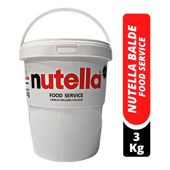 Nutella Balde 3 Kilos Super Oferta