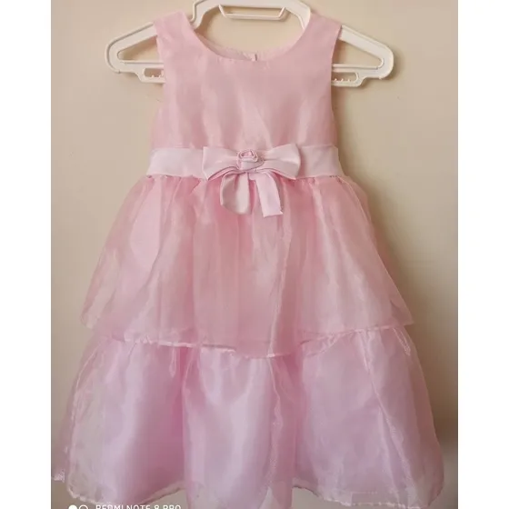 Vestido Fiestas Niña Talla 6 Brillante Importado Economico