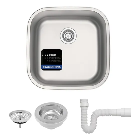 Cuba Tramontina Aria Maxi 40x40 Acetinada 40 Bs Prime Inox